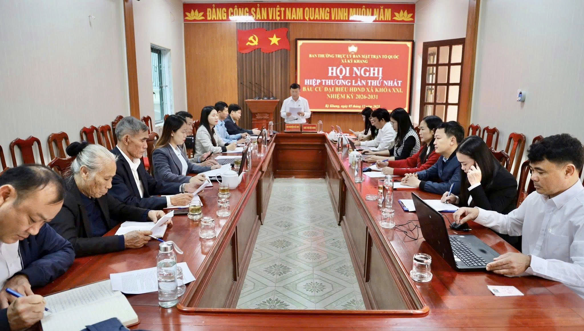 Hội nghị hiệp thương lần thứ nhất bầu cử đại biểu HĐND xã khóa XXI nhiệm kỳ 2026 - 2031