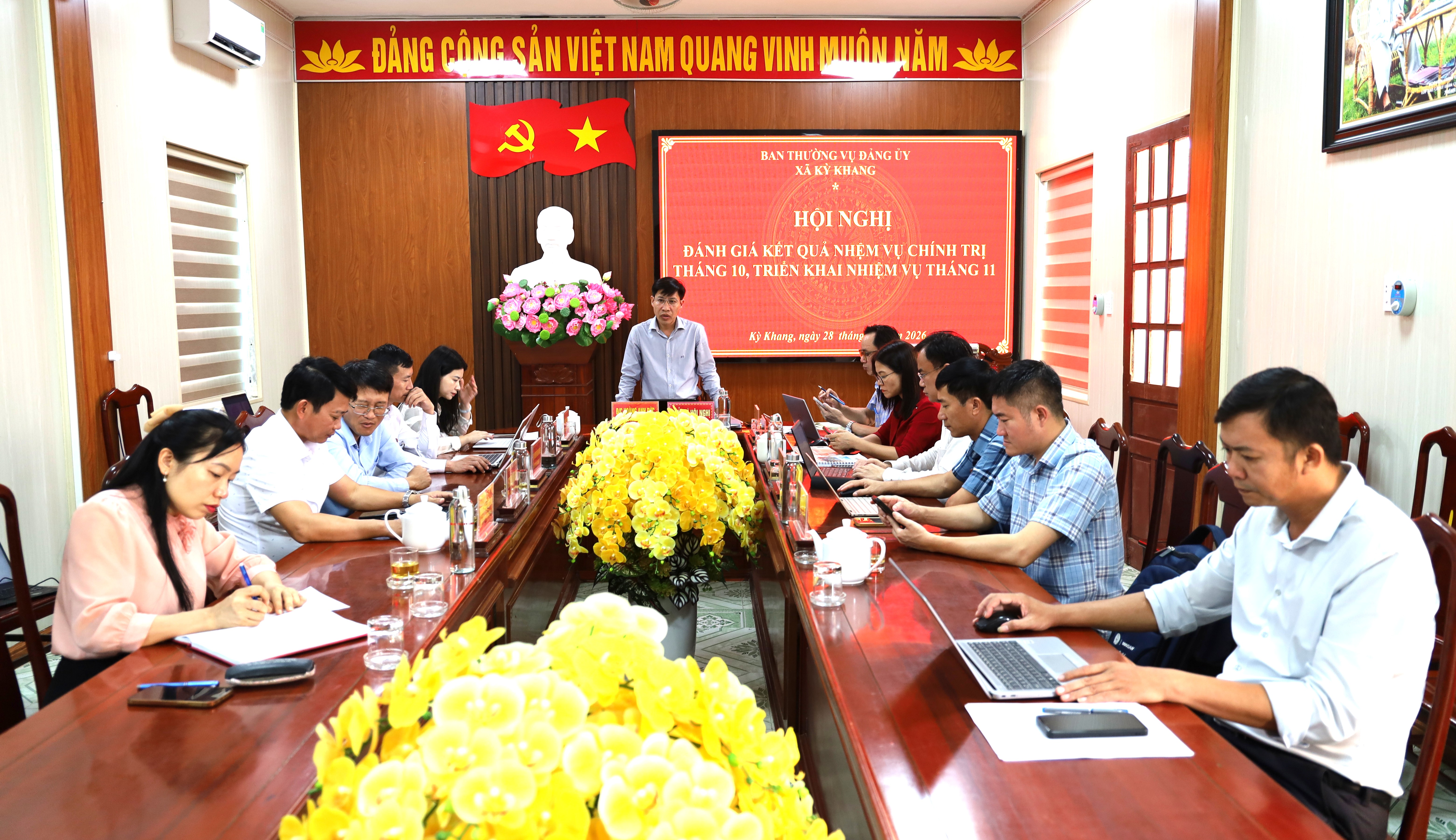 Hội nghị đánh giá kết quả nhiệm vụ chính trị tháng 10, triển khai nhiệm vụ tháng 11/2026.