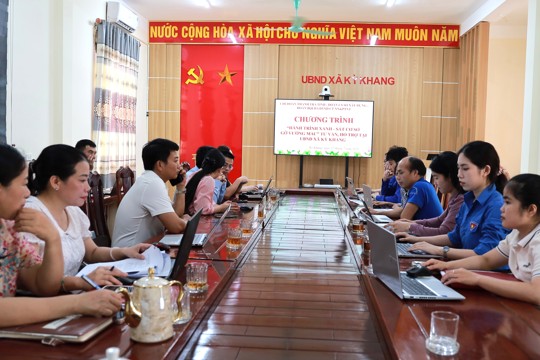 Hành trình xanh - sát cơ sở gỡ vướng mắc” tư vấn, hỗ  trợ tại xã Kỳ Khang