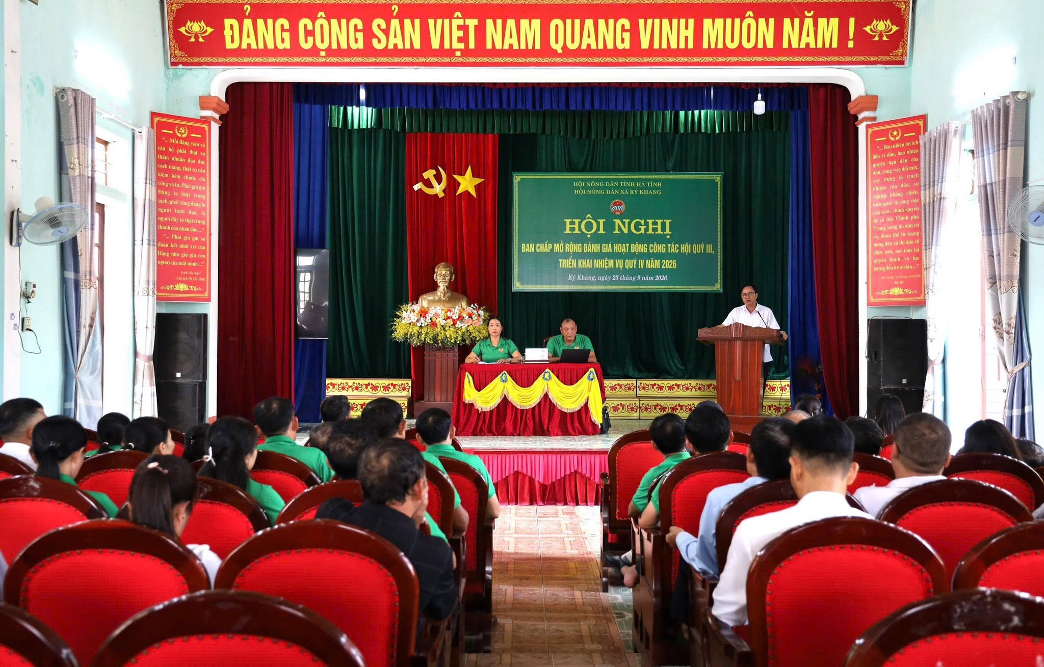 Hội Nông dân xã Kỳ Khang sơ kết công tác Quý III, triển khai nhiệm vụ trọng tâm Quý IV năm 2026 