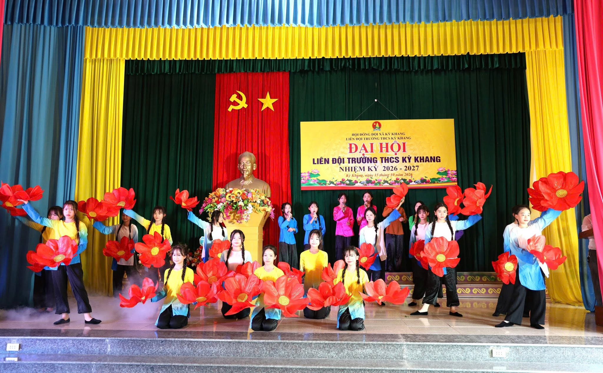 Đại hội Liên đội Trường THCS Kỳ Khang nhiệm kỳ 2026 - 2027