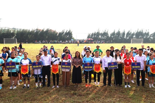 Khai mạc Giải bóng đá nữ Hội Nông dân năm 2026.