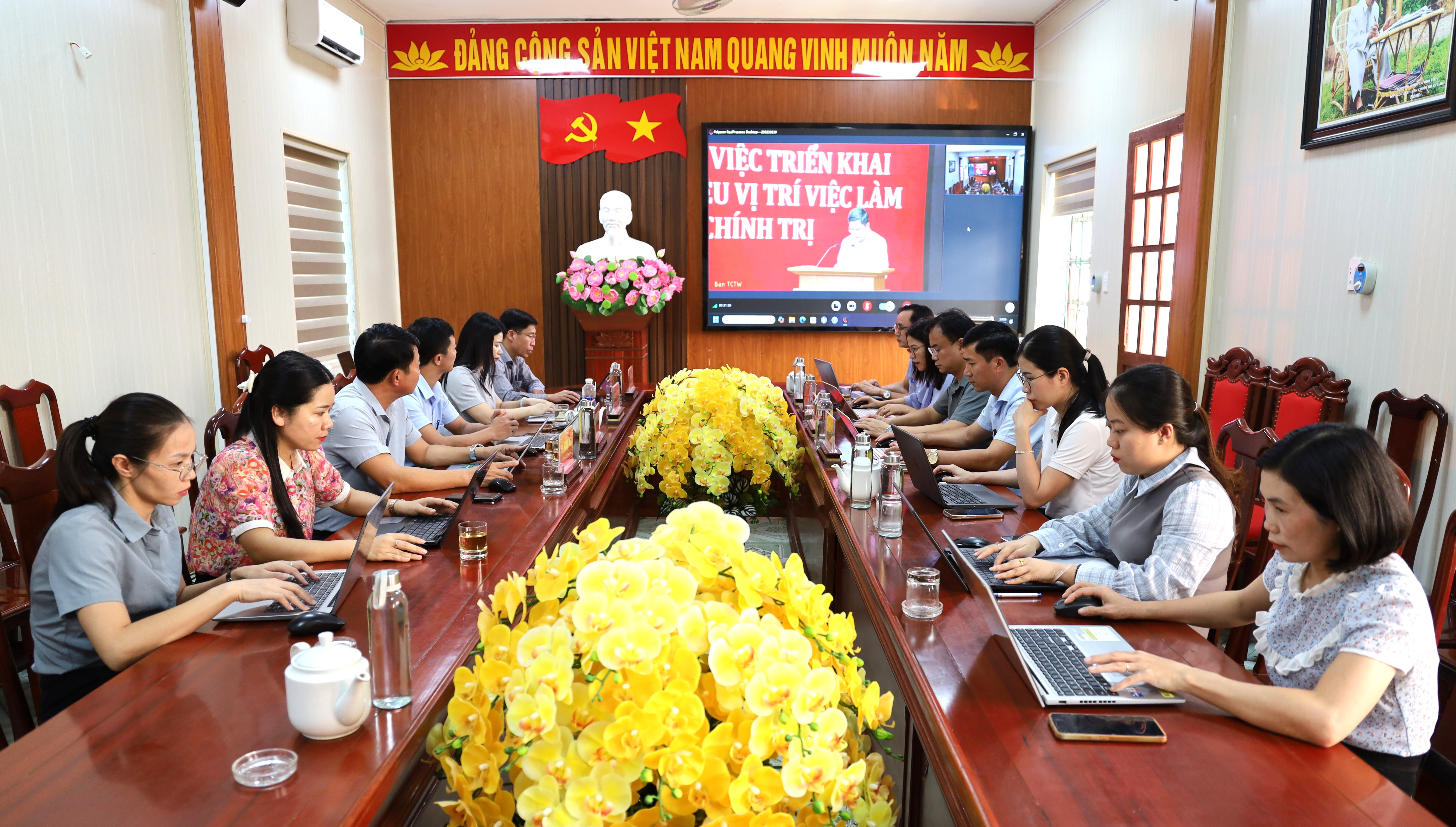 Hội nghị tập huấn, quán triệt thực hiện nhiệm vụ xây dựng cơ sở dữ liệu vị trí việc làm gắn với xây dựng phương án giao biên chế của hệ thống chính trị giai đoạn 2027 - 2031.