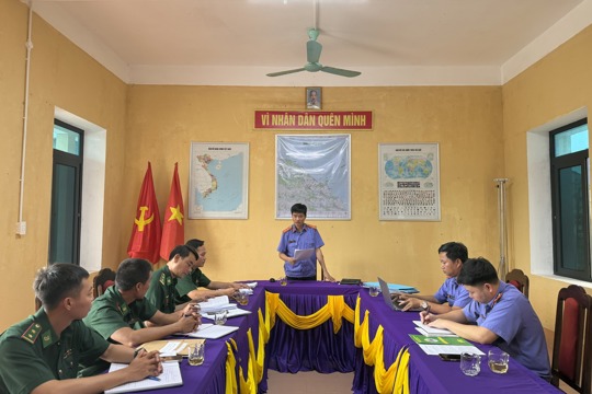 VKSND Khu vực 2 – Hà Tĩnh trực tiếp kiểm sát tại Đồn Biên phòng Kỳ Khang 