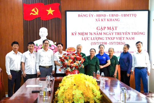 Gặp mặt truyền thống kỷ niệm 76 năm ngày truyền thống lực lượng thanh niên xung phong Việt Nam 15/7/1950 - 15/7/2026.