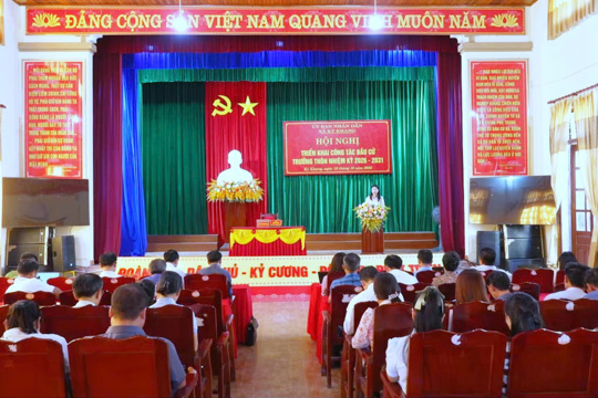 Hội nghị triển khai công tác bầu cử Trưởng thôn nhiệm kỳ 2026 - 2031