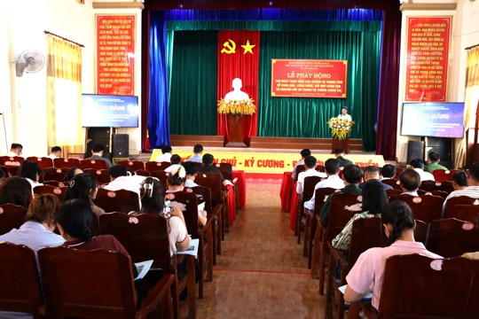 Lễ phát động 100 ngày thực hiện các nhiệm vụ trọng tâm về khoa học, công nghệ, đổi mới sáng tạo và chuyển đổi số trong hệ thống chính trị