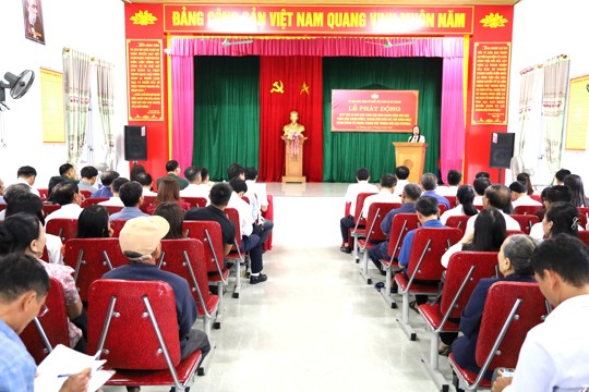 Lễ phát động quy tập, di dời các phần mộ về nghĩa trang tập trung.