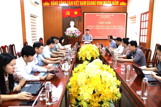 Hội nghị đánh giá kết quả thực hiện nhiệm vụ chính trị 9 tháng đầu năm 2026.