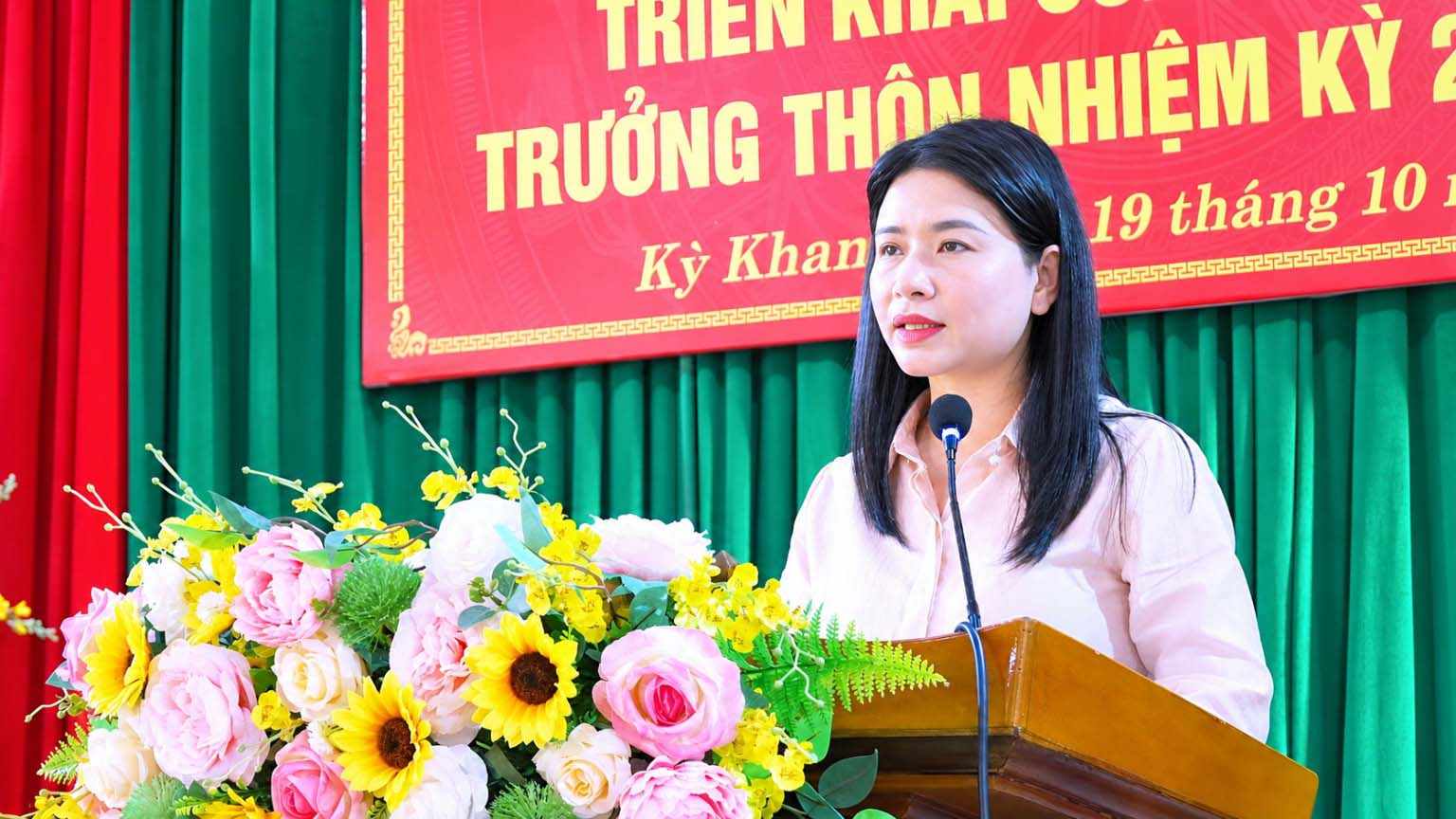 Kỳ Khang triển khai công tác bầu cử trưởng thôn nhiệm kỳ 2026 – 2031
