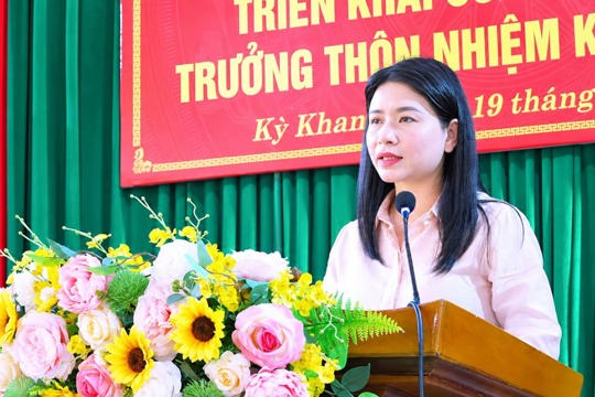 Kỳ Khang triển khai công tác bầu cử trưởng thôn nhiệm kỳ 2026 – 2031